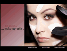 Tablet Screenshot of make-up-artist.ch
