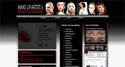 Desktop Screenshot of make-up-artist.se